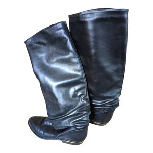 SUDINI Italian leather boots Size 4 Flaw